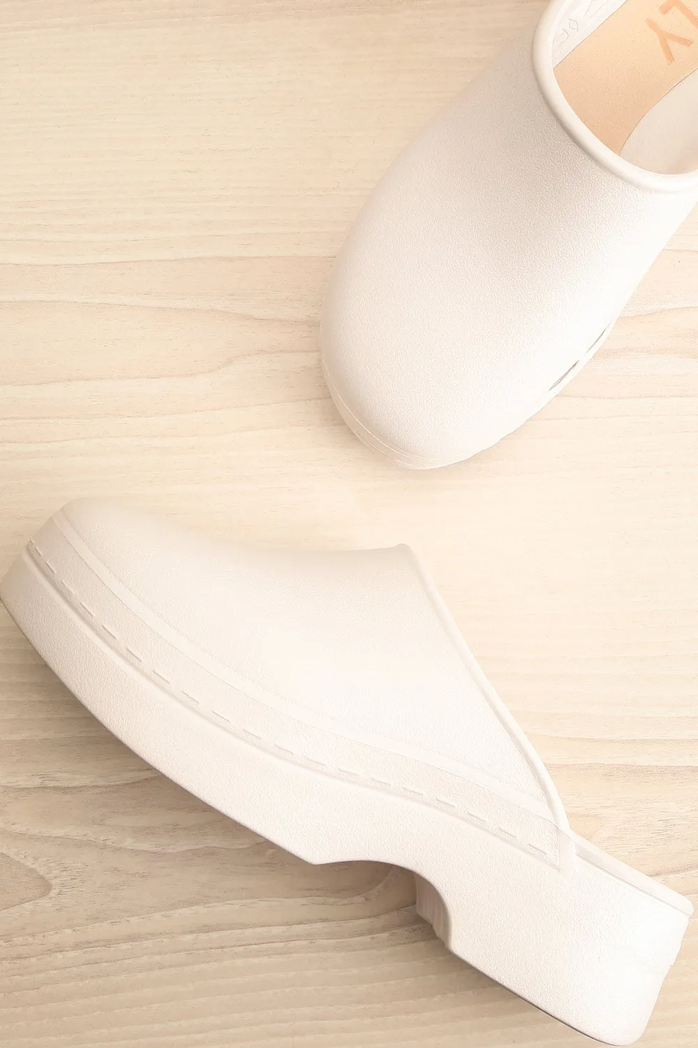 Magnolia White | Lightweight Mules