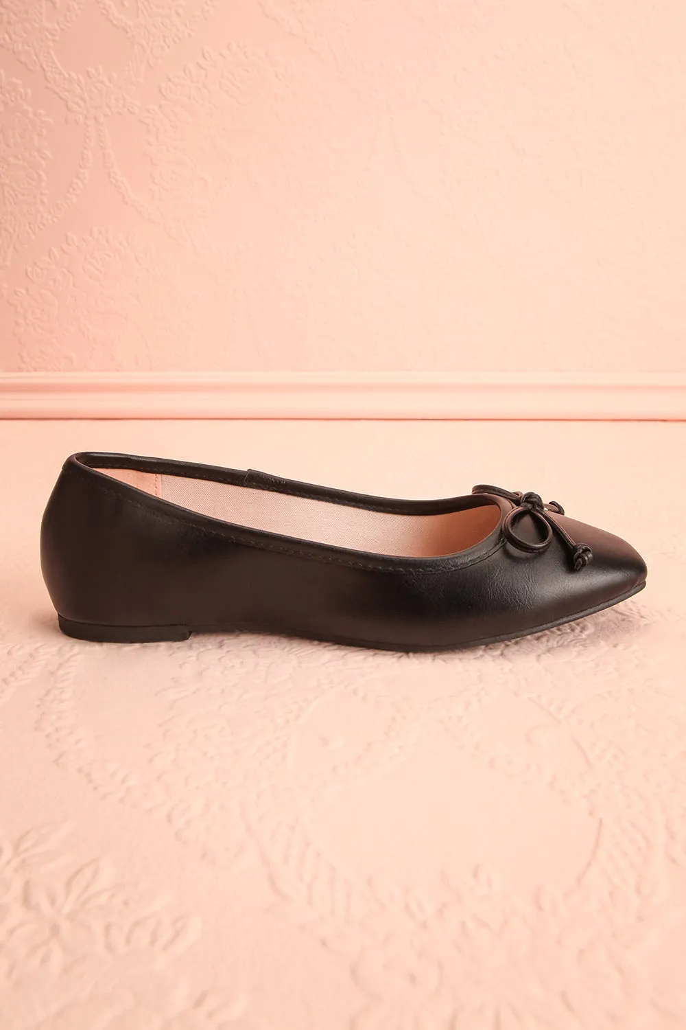 Maree Black | Ballet Flats w/ Bow