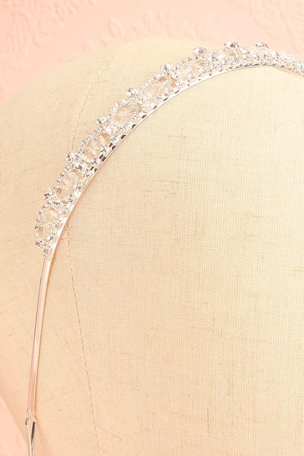 Mary Tudor | Silver Headpiece w/ Crystals