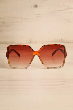 Medusa Leopard | Square Sunglasses