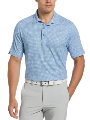 Mens Chevron Foulard Print Golf Polo Callaway Apparel