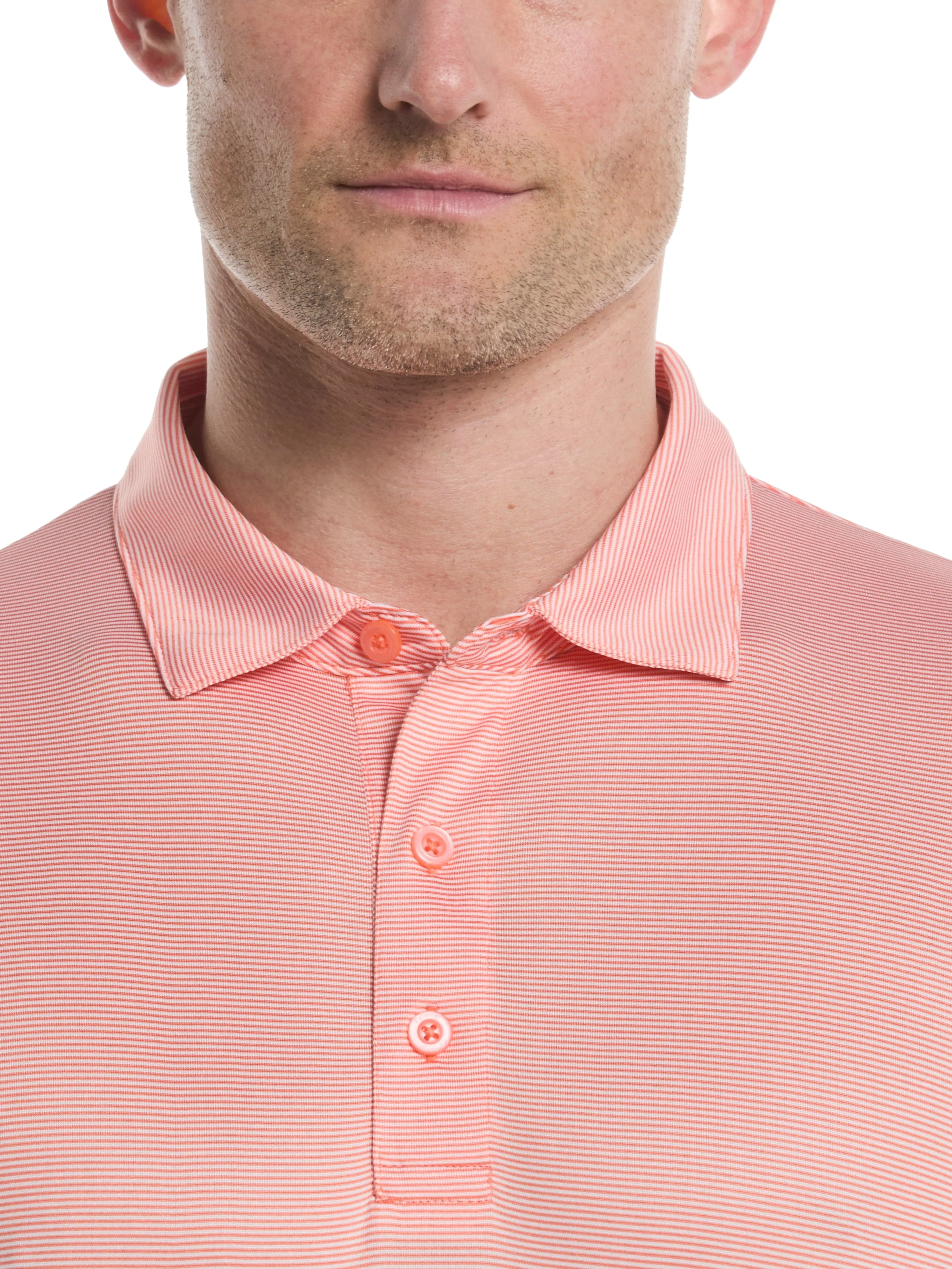 Mens Fine Line Stripe Golf Polo Callaway Apparel