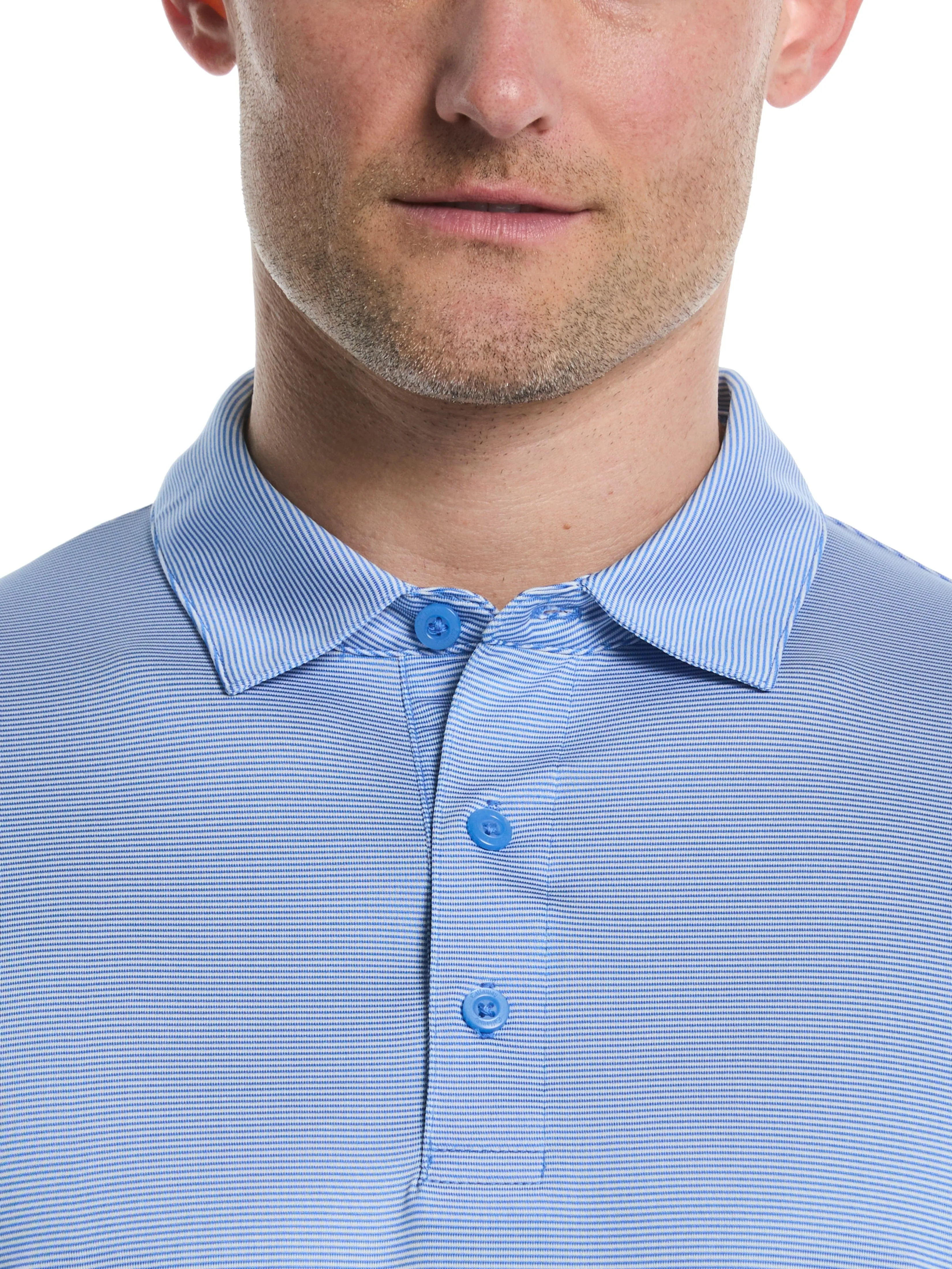 Mens Fine Line Stripe Golf Polo Callaway Apparel