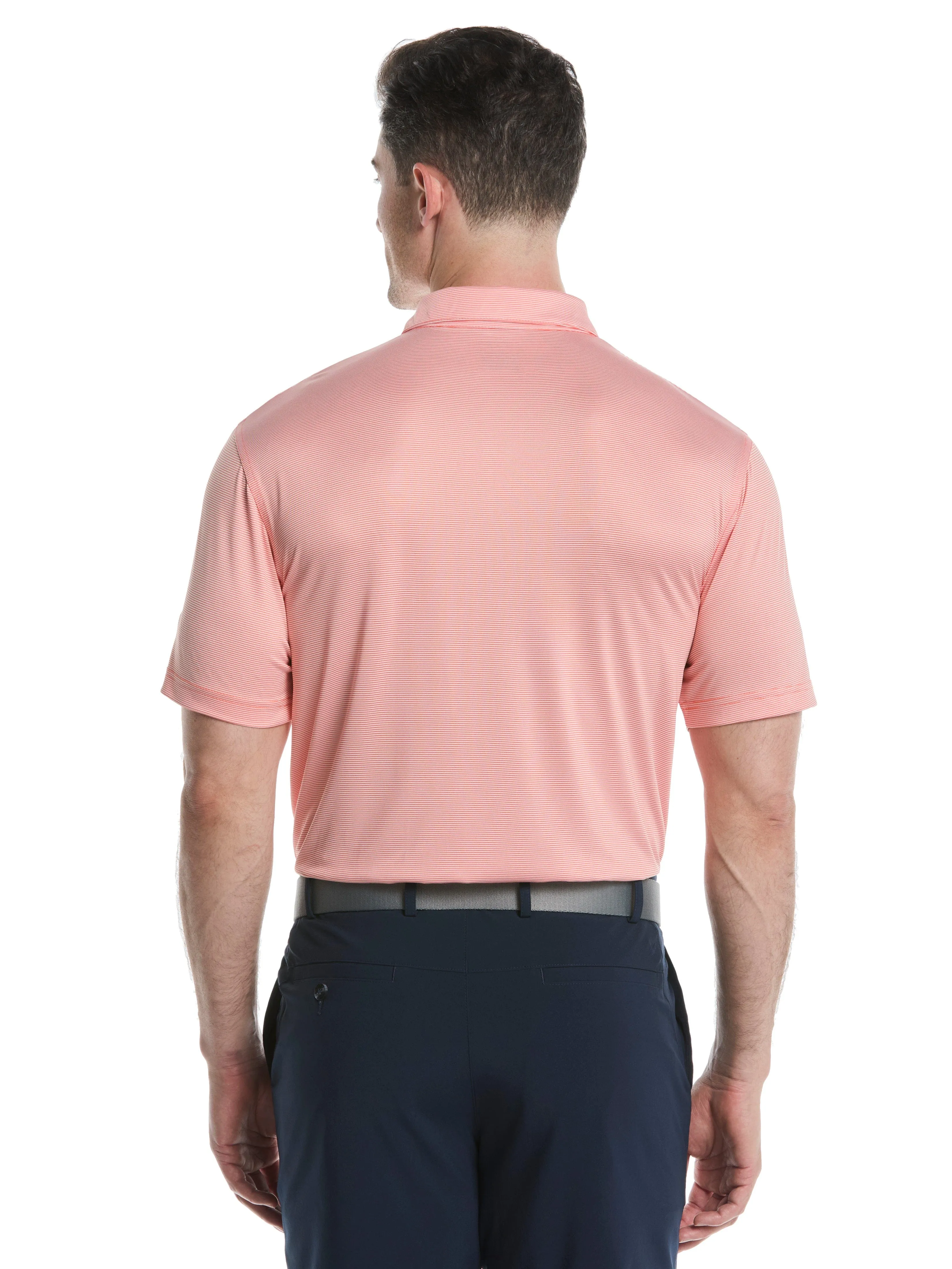 Mens Fine Line Stripe Golf Polo Callaway Apparel