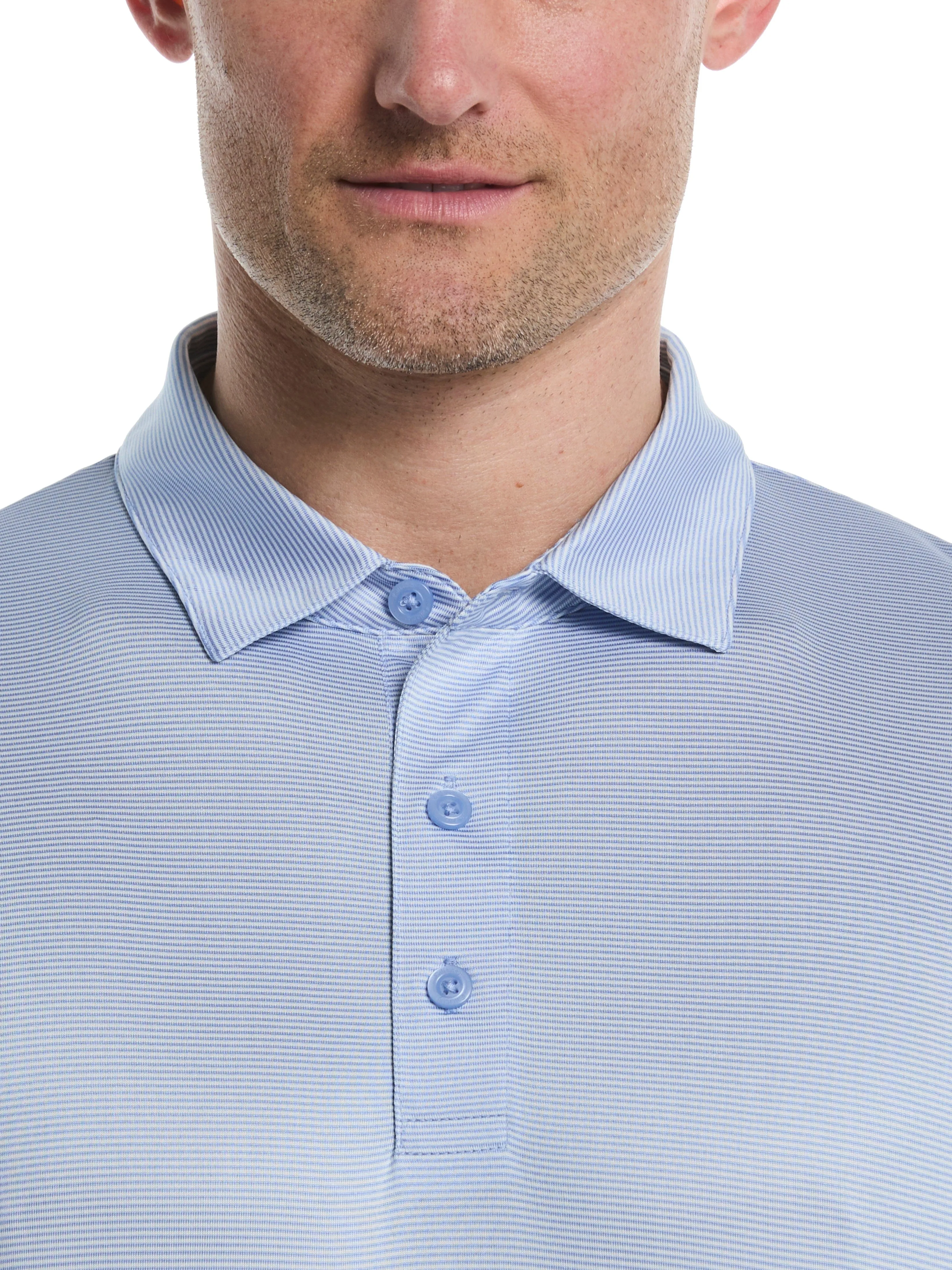 Mens Fine Line Stripe Golf Polo Callaway Apparel