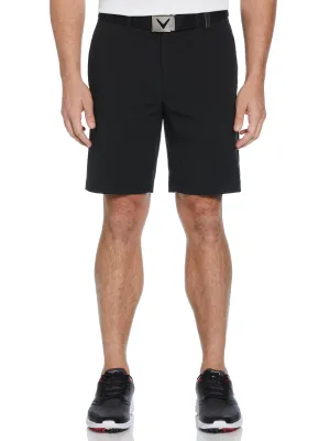 Mens Flat Front Solid Cargo Short Callaway Apparel