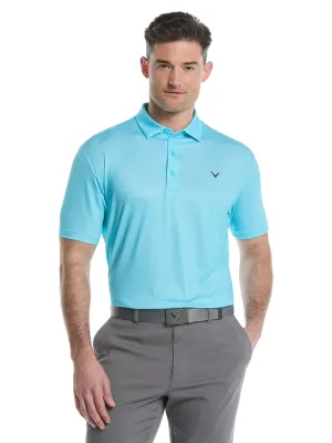 Mens Heather Geo Print Golf Polo Callaway Apparel
