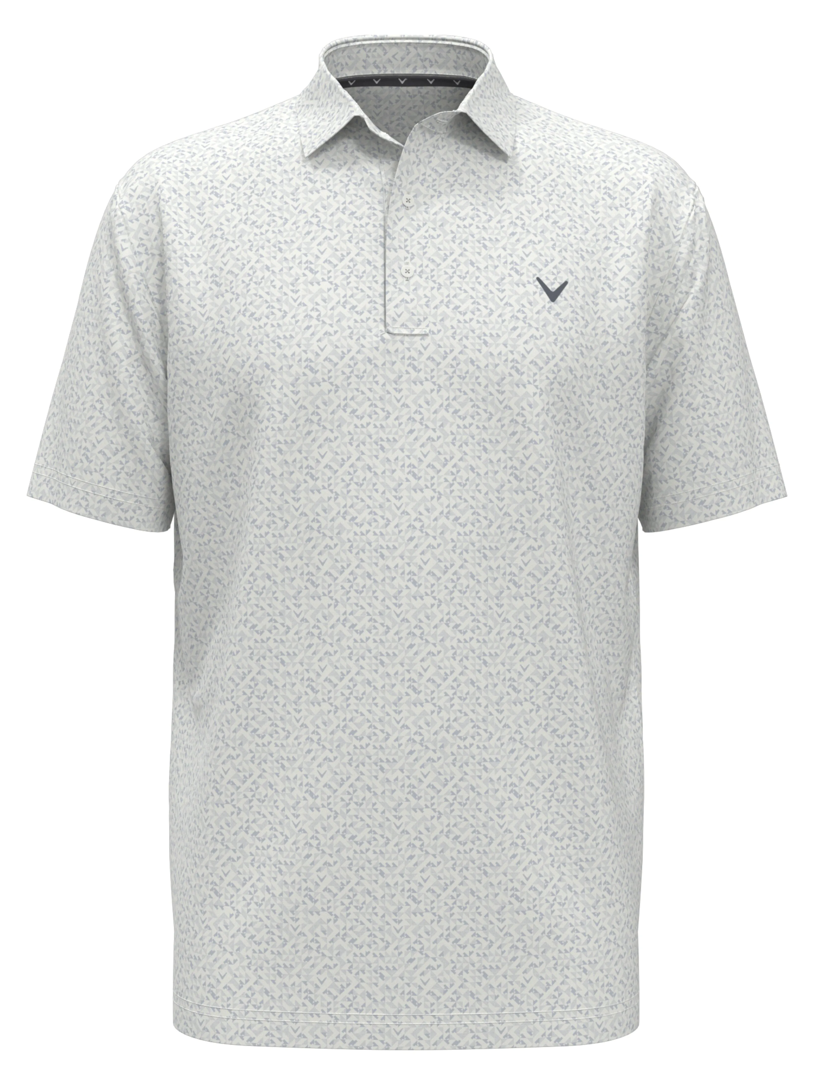 Mens Linear Chevron Print Golf Polo Callaway Apparel