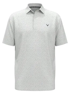 Mens Linear Chevron Print Golf Polo Callaway Apparel