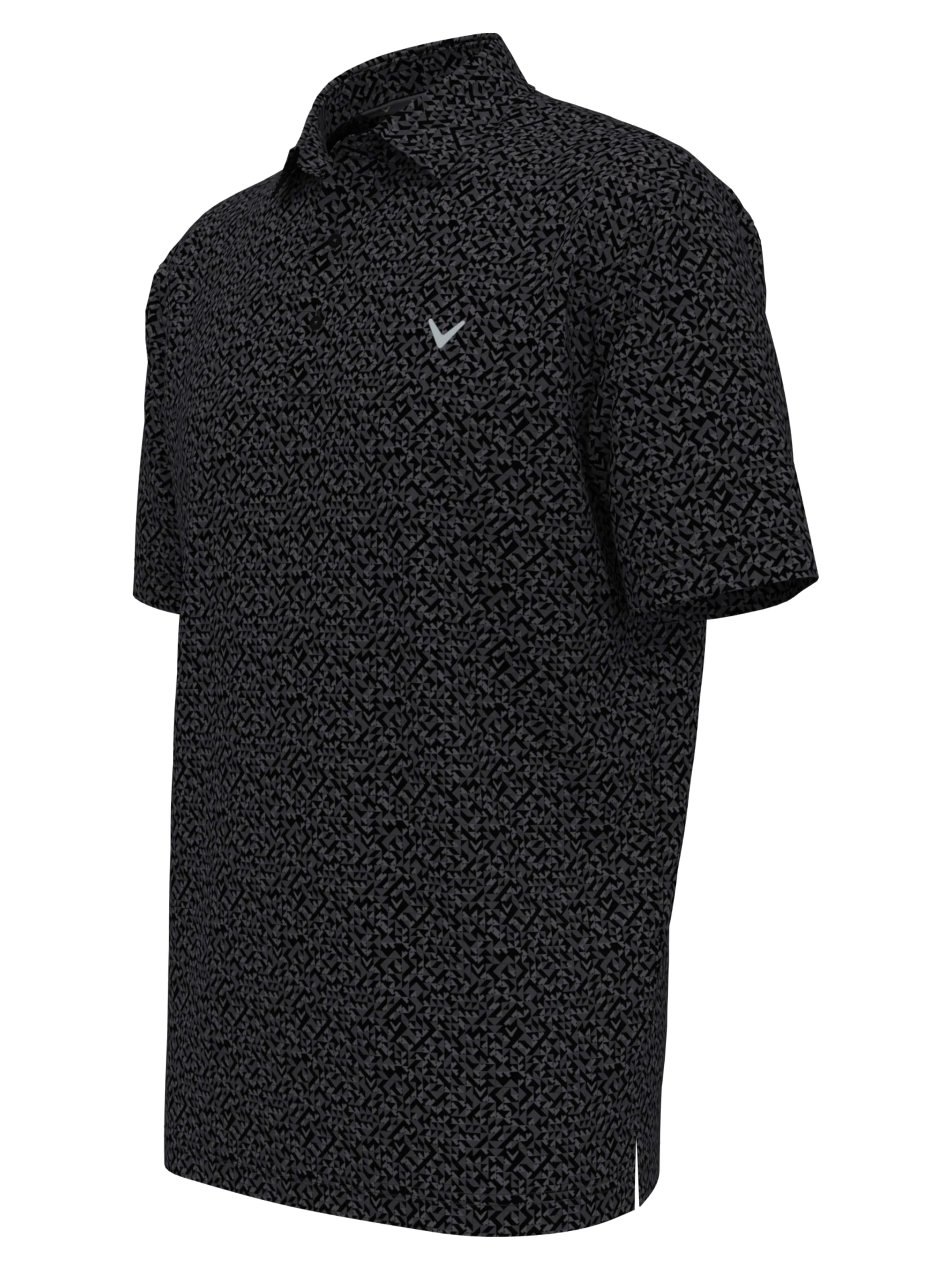 Mens Linear Chevron Print Golf Polo Callaway Apparel