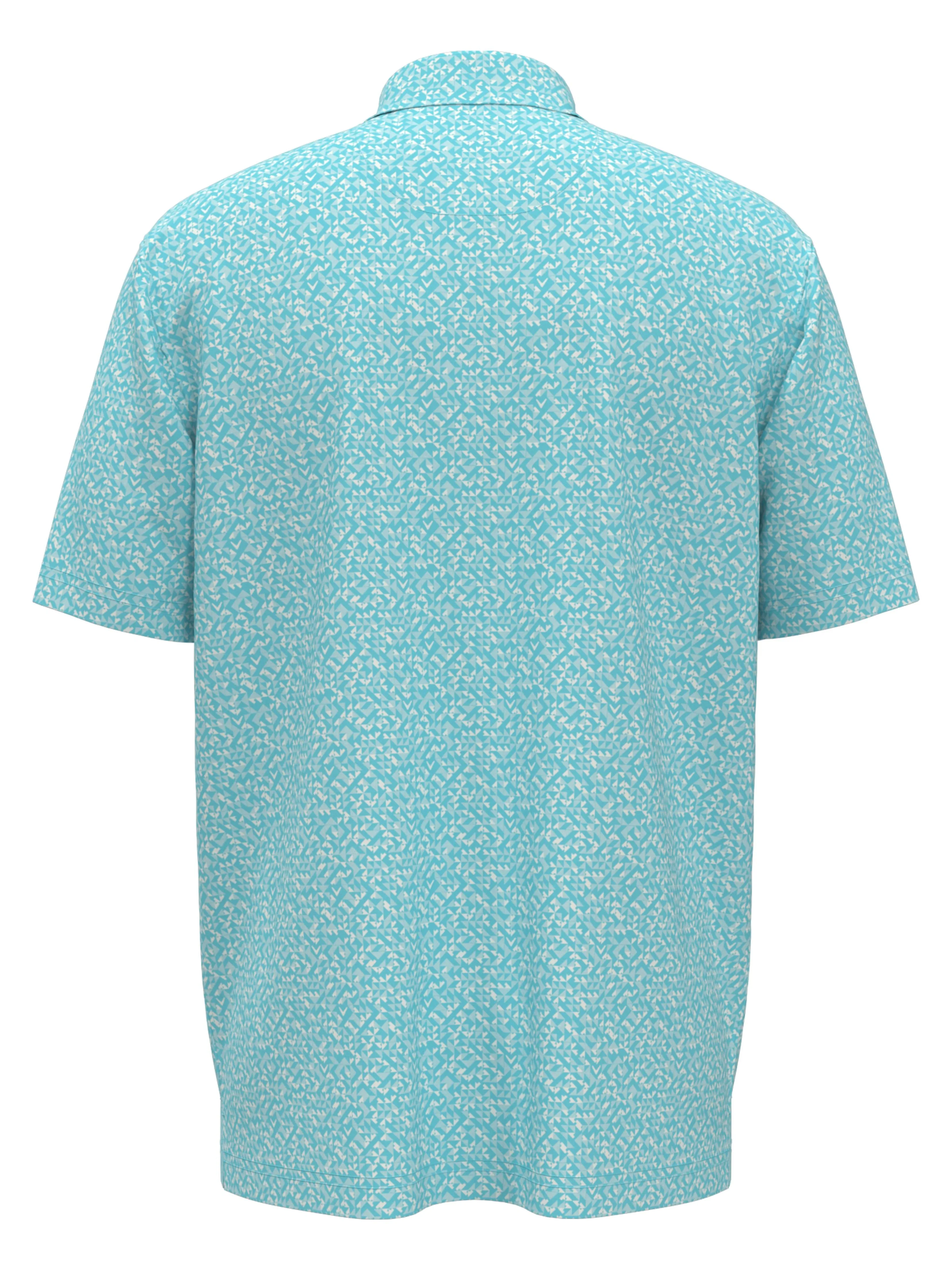 Mens Linear Chevron Print Golf Polo Callaway Apparel
