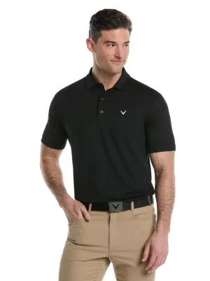 Mens Micro Hex Solid Golf Polo Callaway Apparel