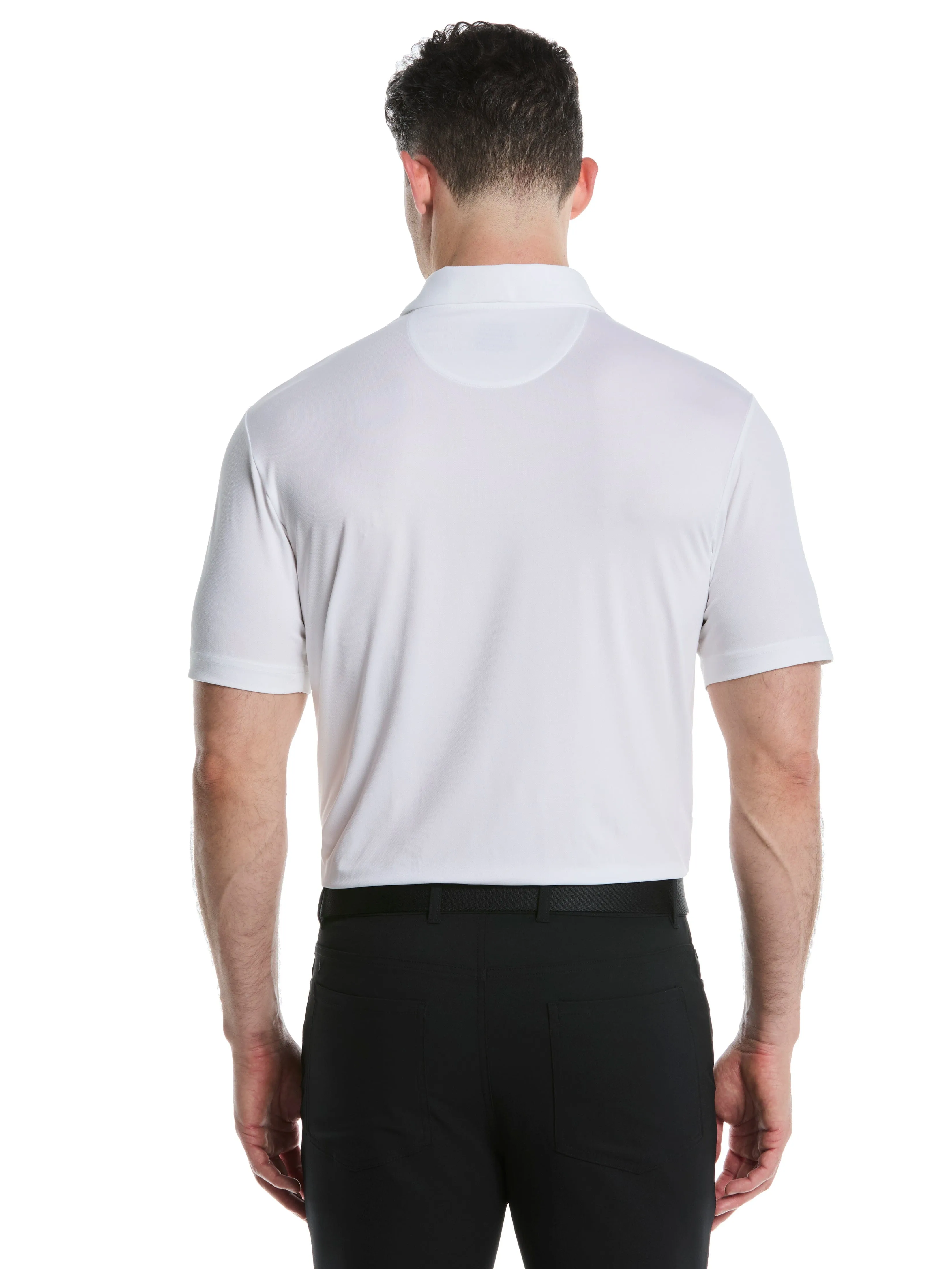 Mens Micro Hex Solid Golf Polo Callaway Apparel