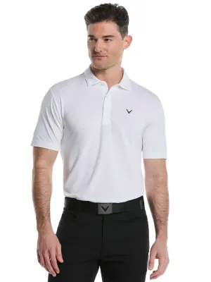 Mens Micro Hex Solid Golf Polo Callaway Apparel
