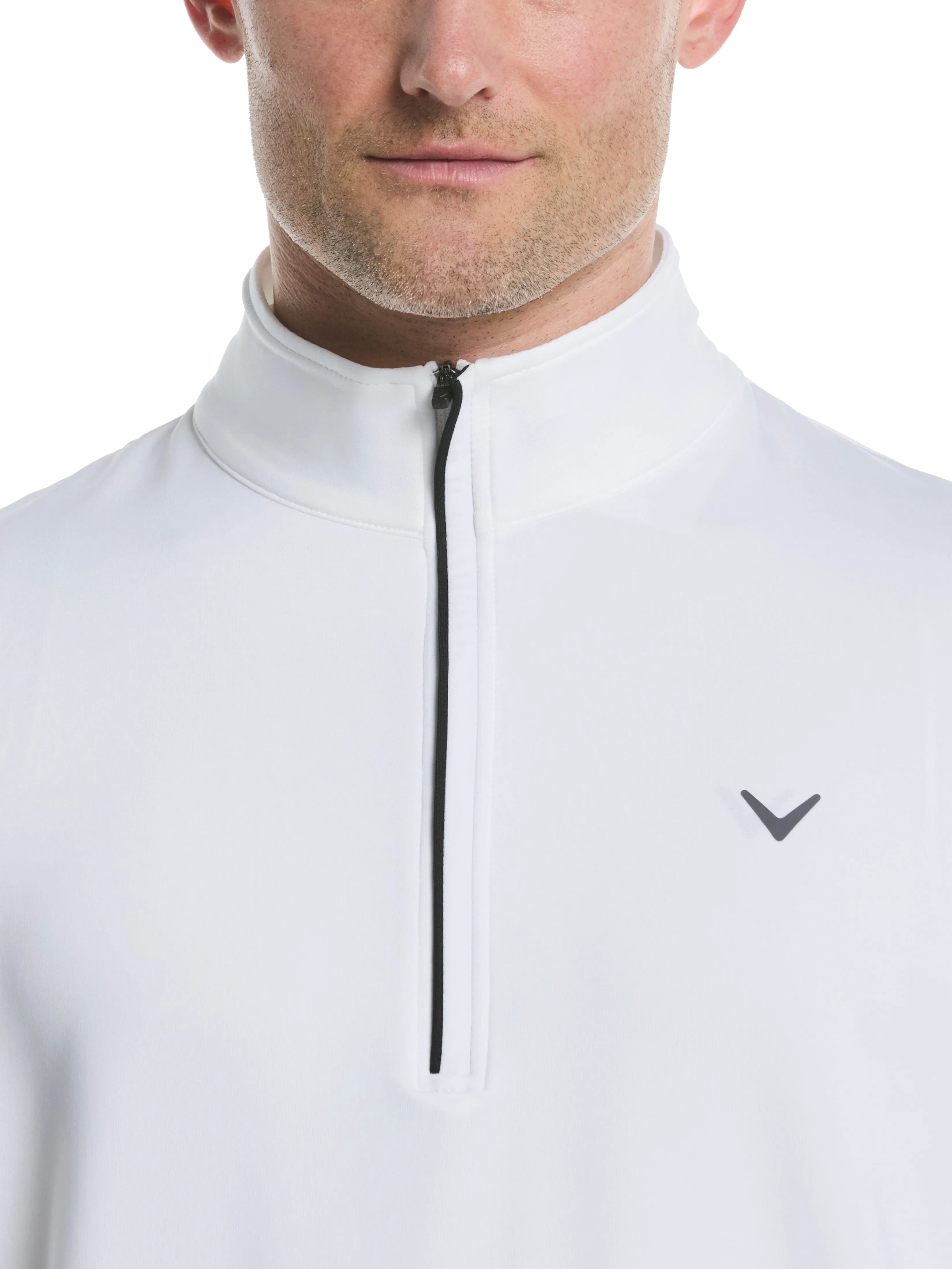 Mens Solid Sun 1/4 Zip Pullover Callaway Apparel