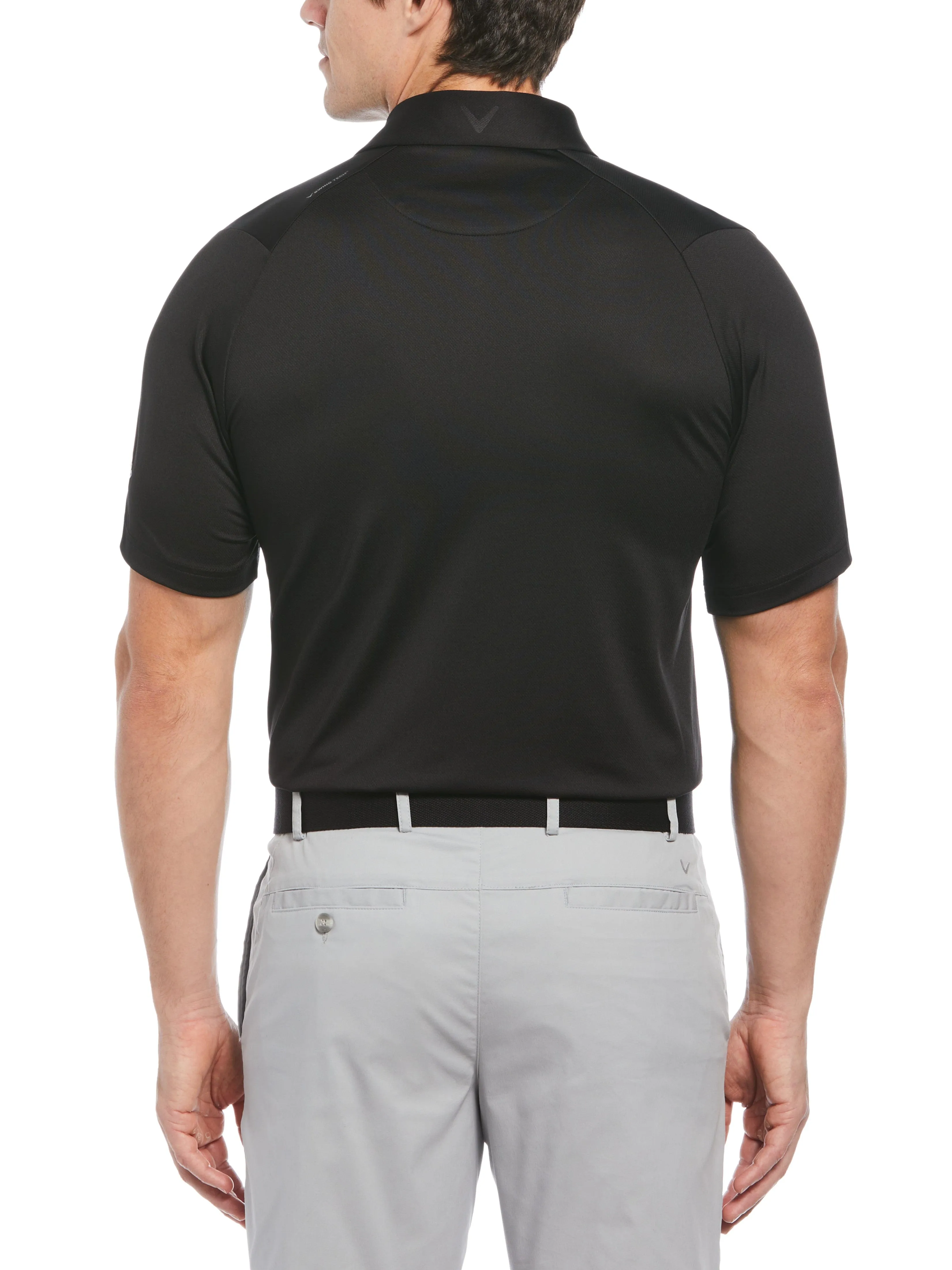 Mens Swing Tech™ Solid Golf Polo Shirt Callaway Apparel