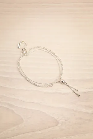 Milles Silver | Set of 2 Chain Bracelets