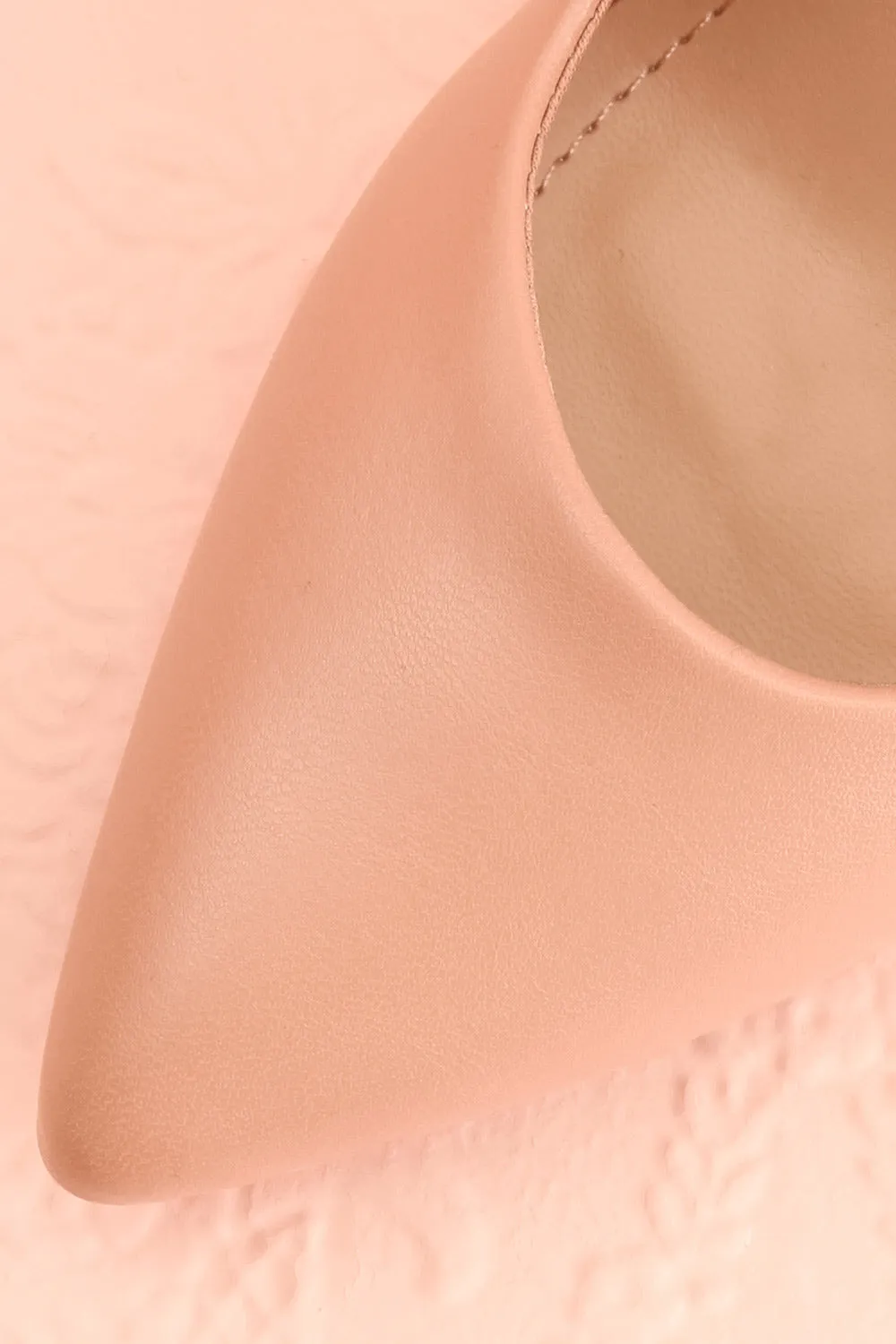 Mounai Beige | Pointed Toe Heels