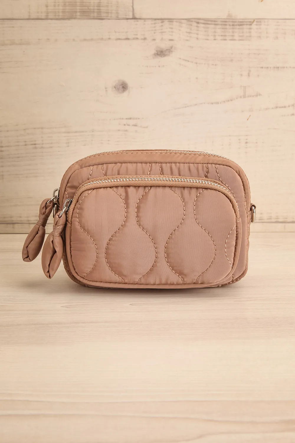 Narack Taupe | Quilted Belt Bag