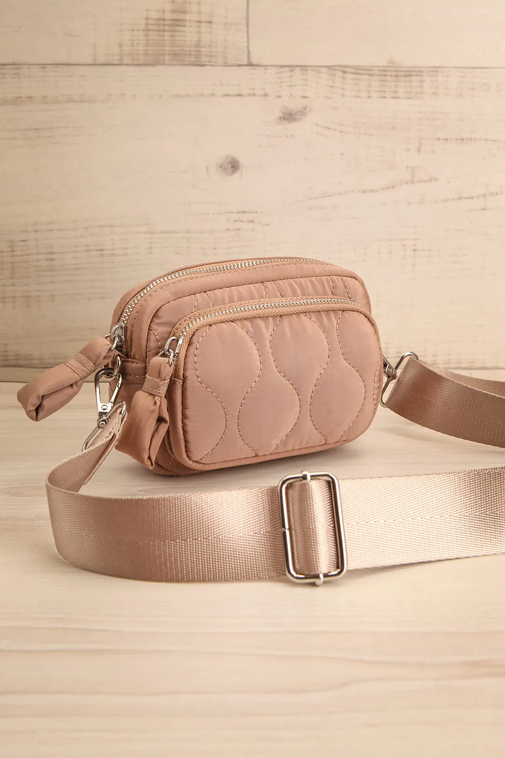 Narack Taupe | Quilted Belt Bag