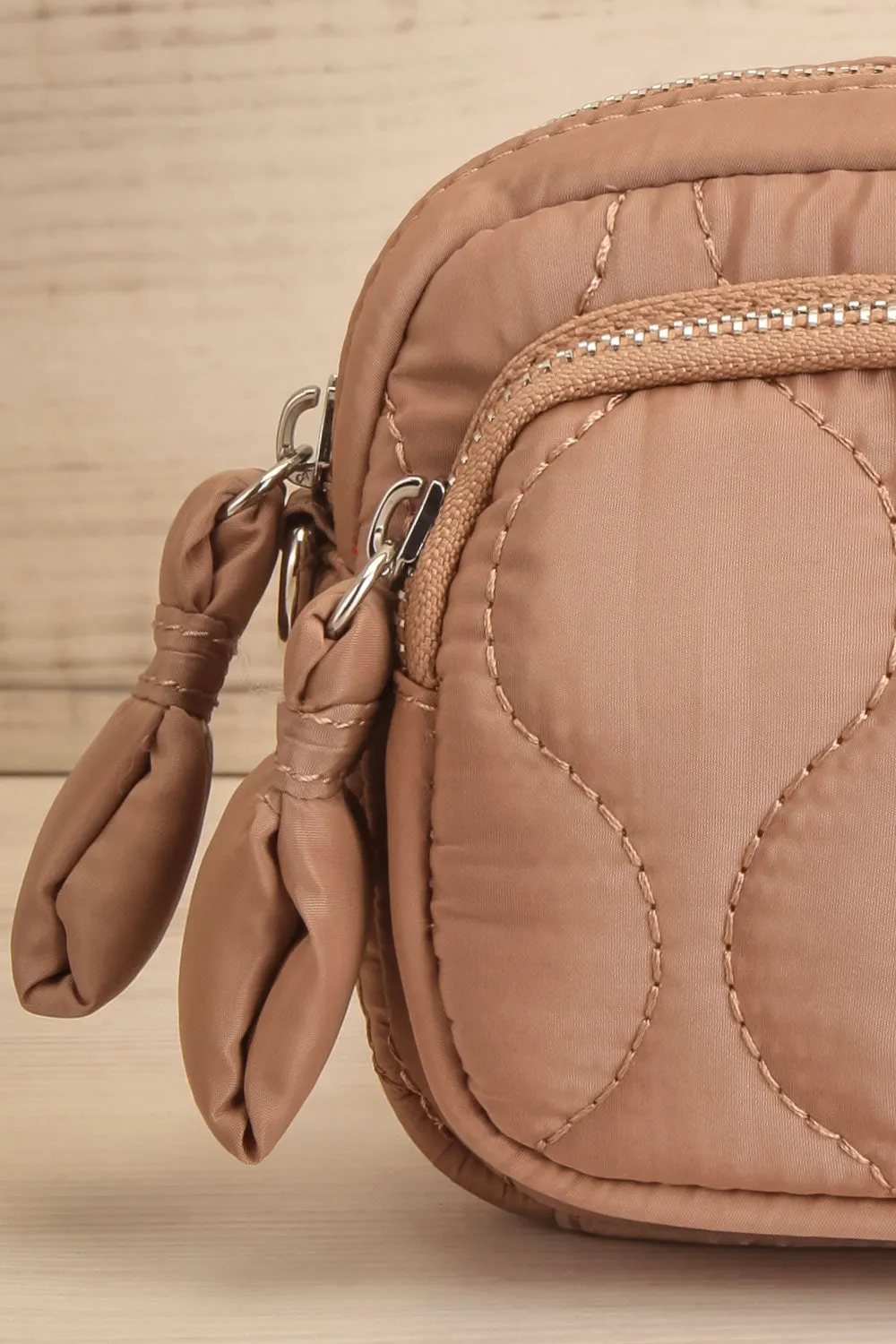 Narack Taupe | Quilted Belt Bag