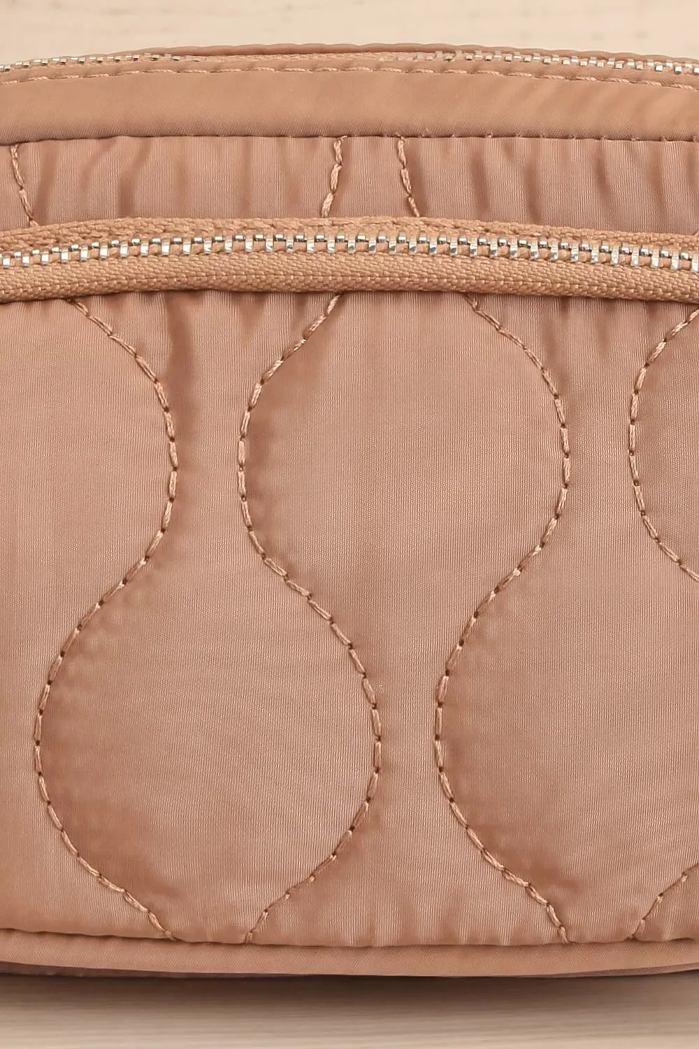 Narack Taupe | Quilted Belt Bag