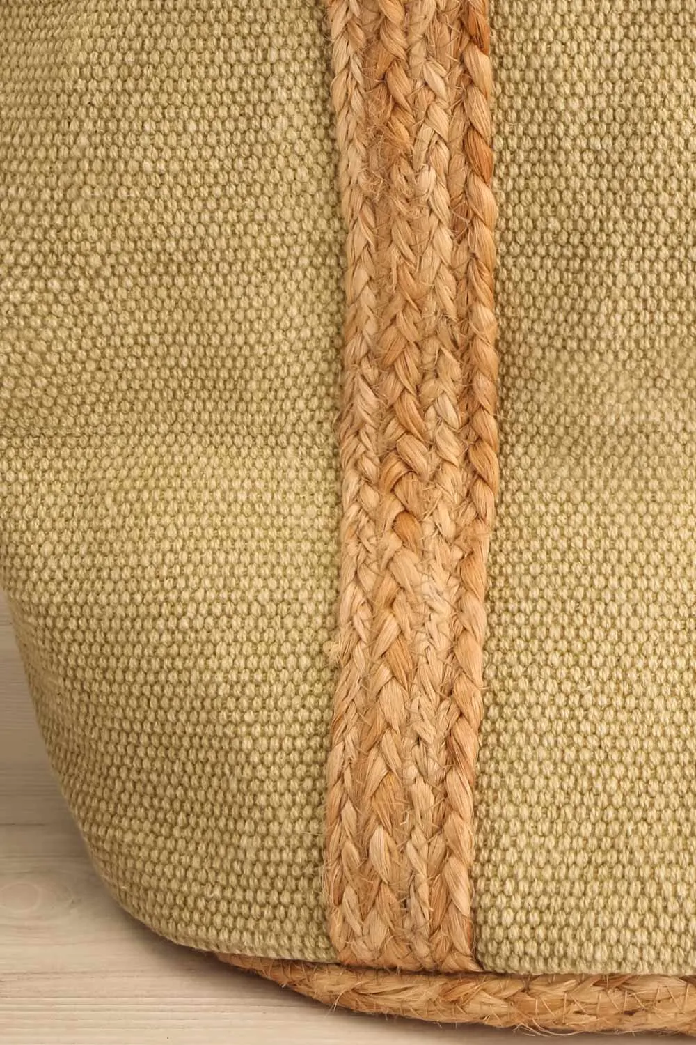 Nessie | Sage Green Woven Market Tote