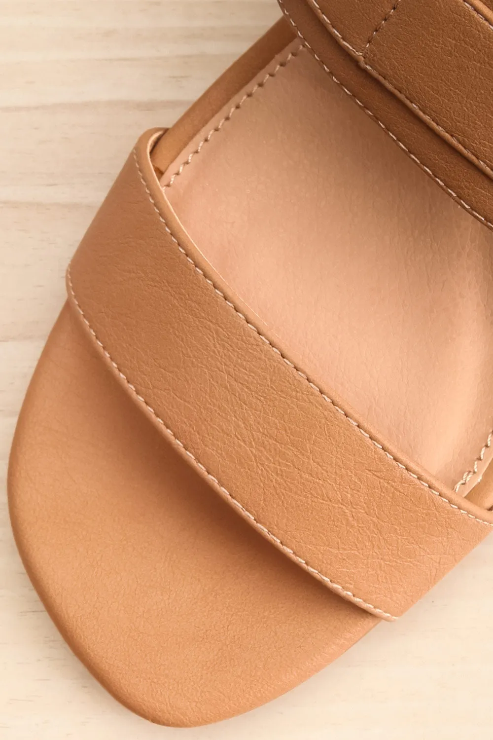 Nichola | Brown Heeled Sandals