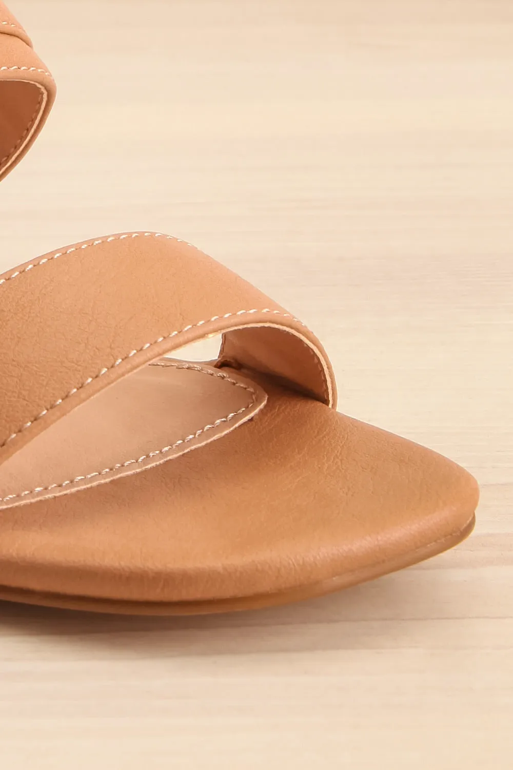 Nichola | Brown Heeled Sandals