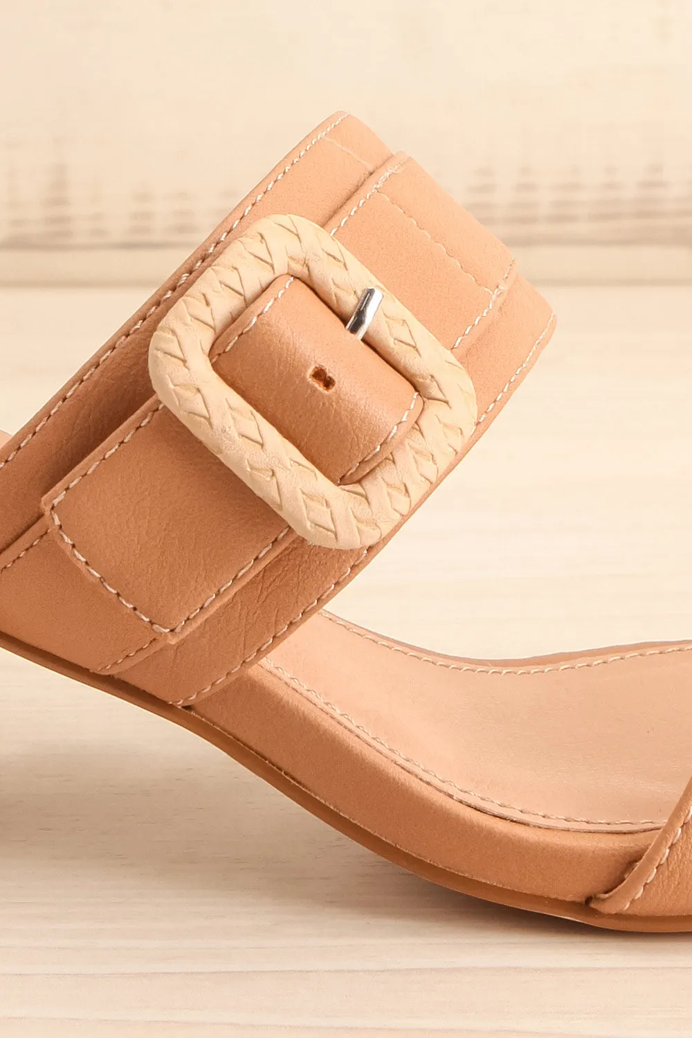 Nichola | Brown Heeled Sandals