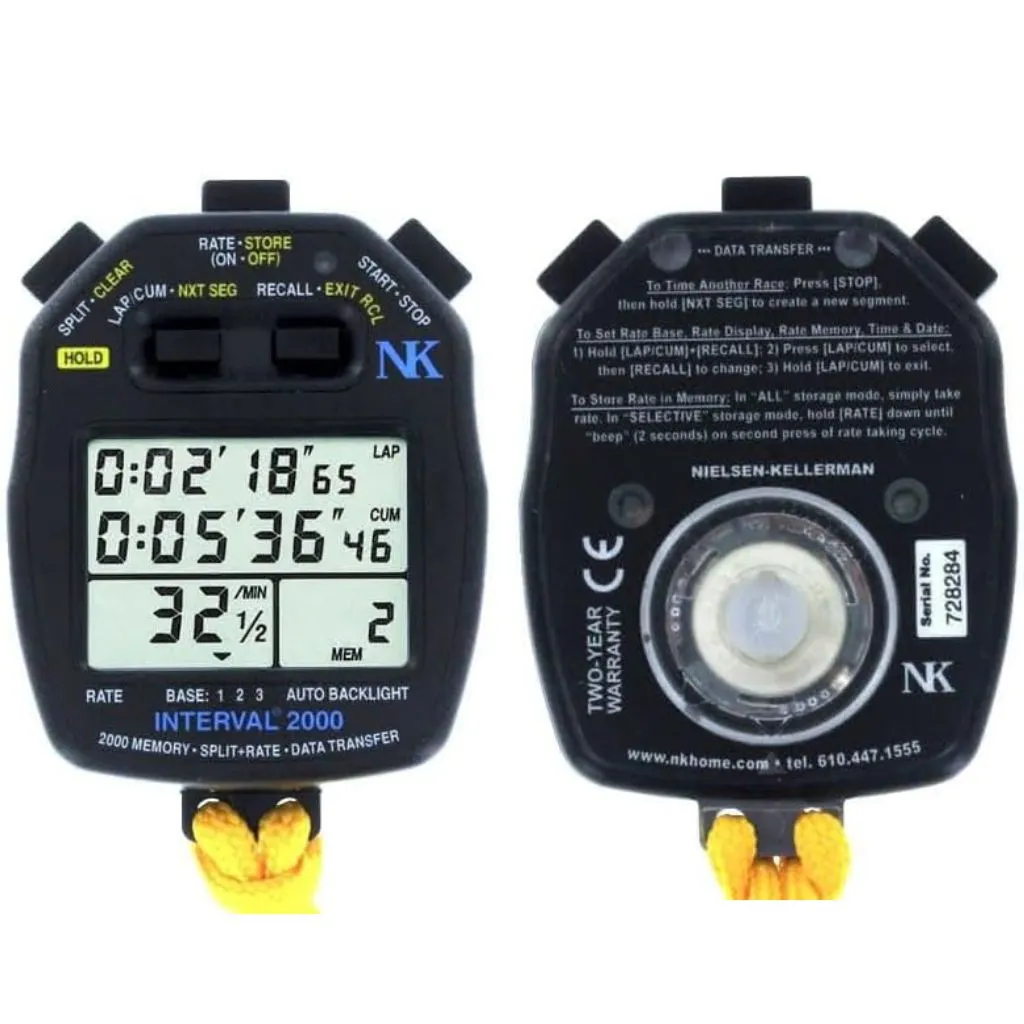 Nielsen Interval 2000 Stop Watch Grey