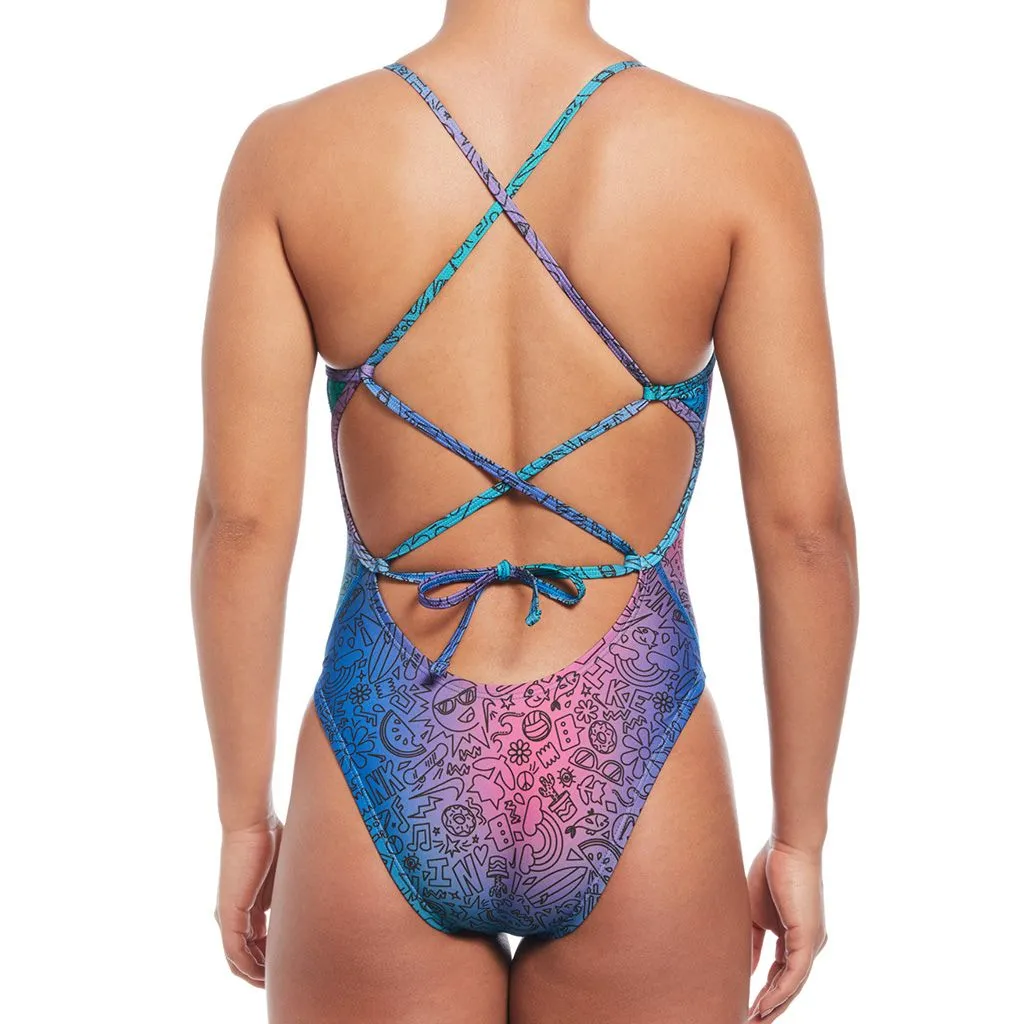 Nike Multi Tie Back Multi Doodle