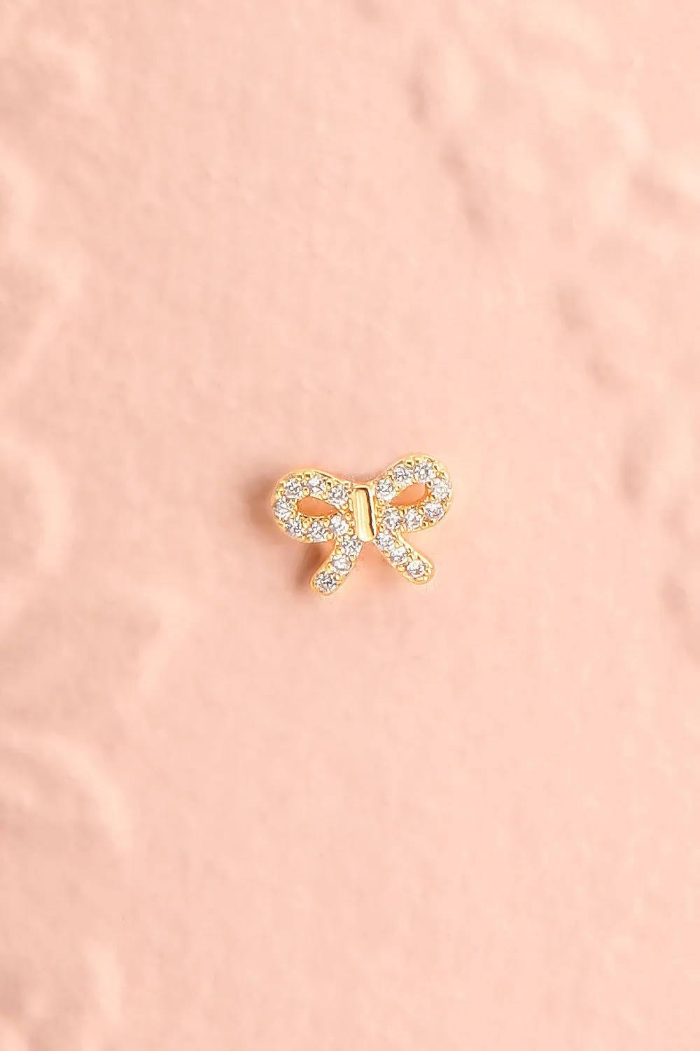 Nikita Gold | Bow Earrings w/ Crystals