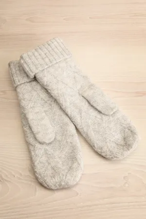Novgorod Grey | Knit Mittens