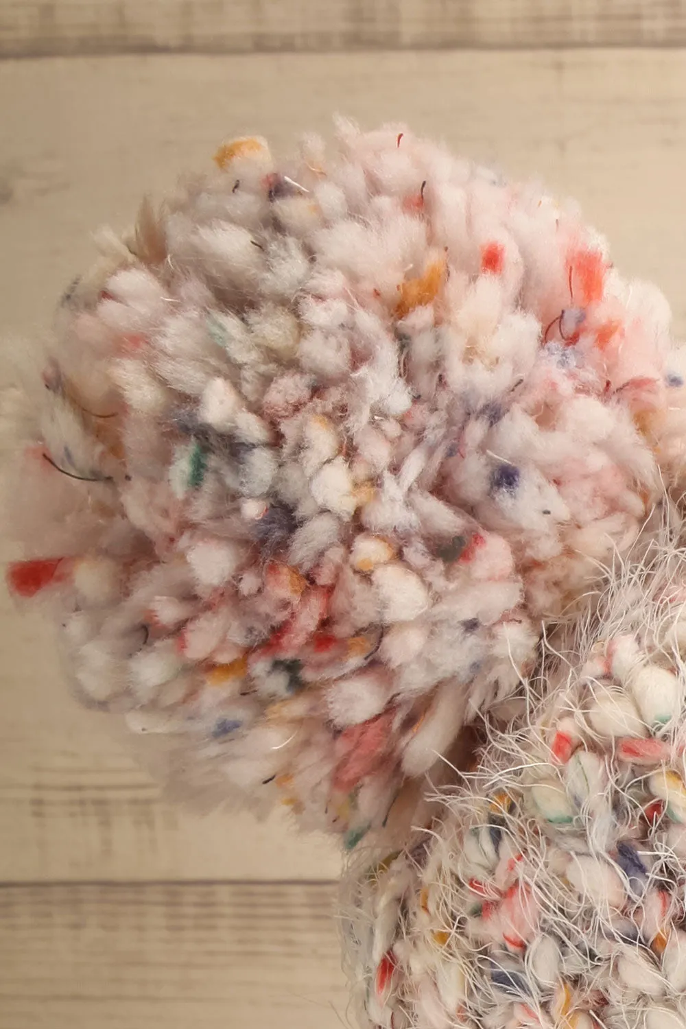 Nukus | Colourful Knit Tuque w/ Pompom