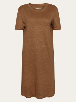 Organic Linen T-Shirt Dress GOTS/Vegan - Tuffet Knowledge Cotton