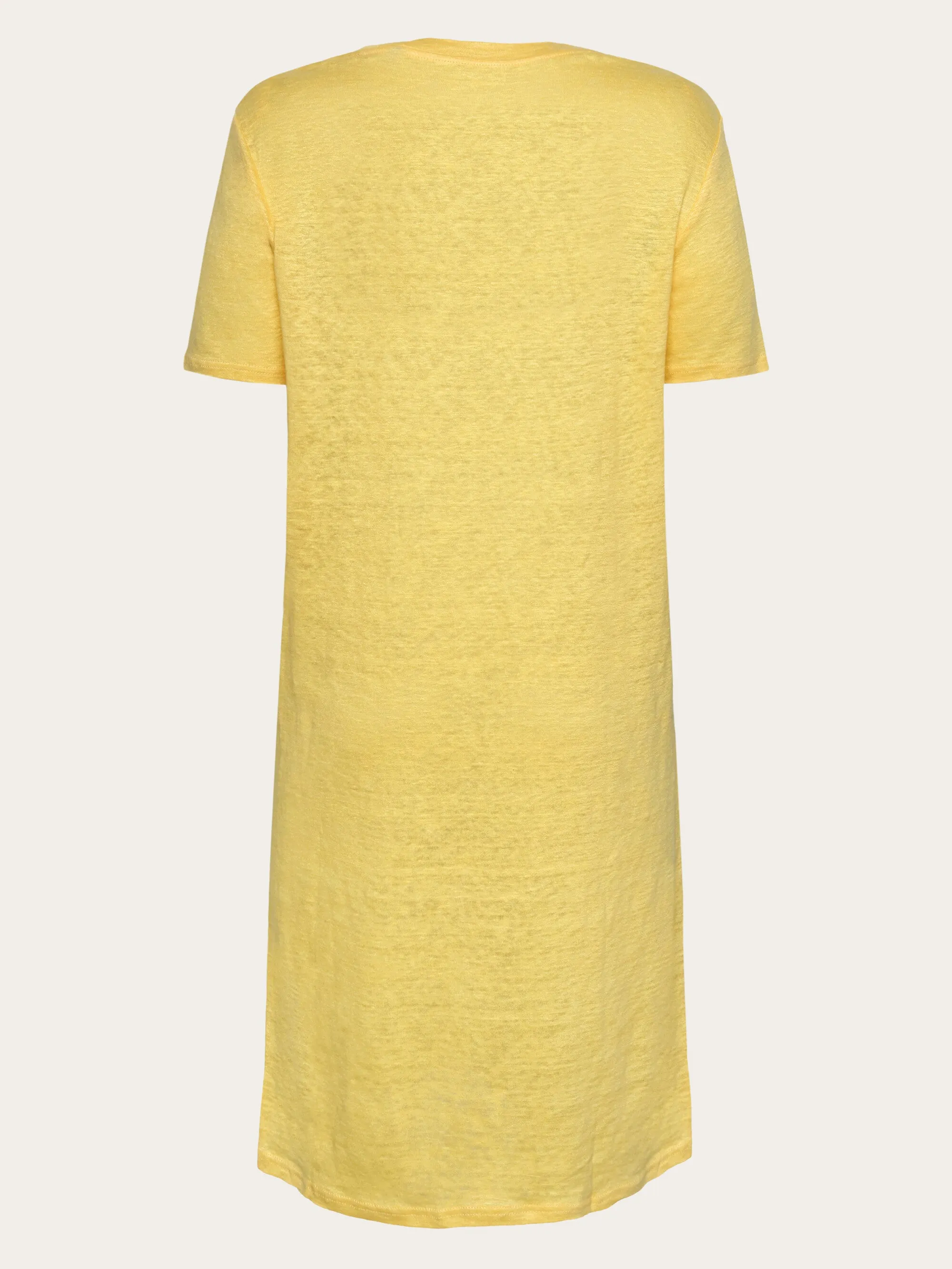 Organic Linen T-Shirt Dress GOTS/Vegan - Yarrow Knowledge Cotton