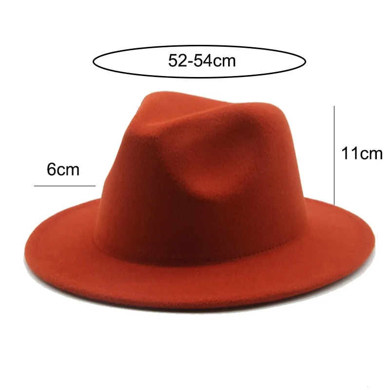 Panama Solid Fedora Hat Anna Kay Co