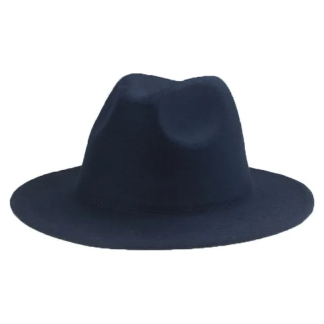 Panama Solid Fedora Hat Anna Kay Co