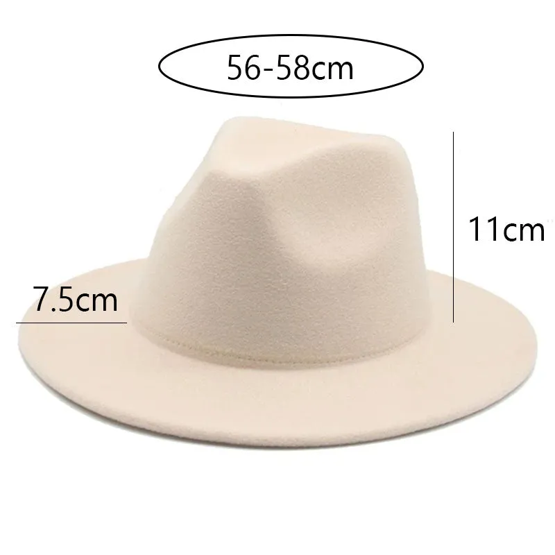 Panama Solid Fedora Hat Anna Kay Co