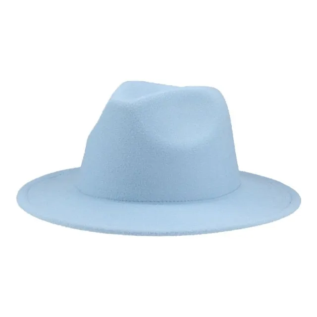 Panama Solid Fedora Hat Anna Kay Co