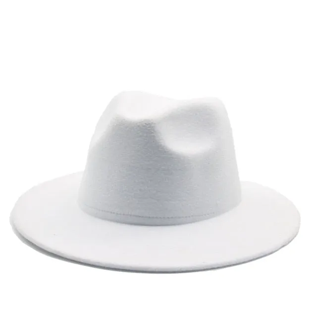 Panama Solid Fedora Hat Anna Kay Co