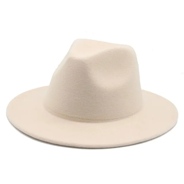 Panama Solid Fedora Hat Anna Kay Co