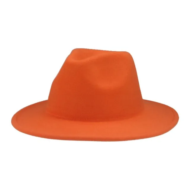 Panama Solid Fedora Hat Anna Kay Co