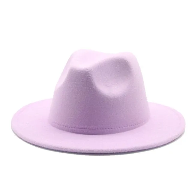 Panama Solid Fedora Hat Anna Kay Co