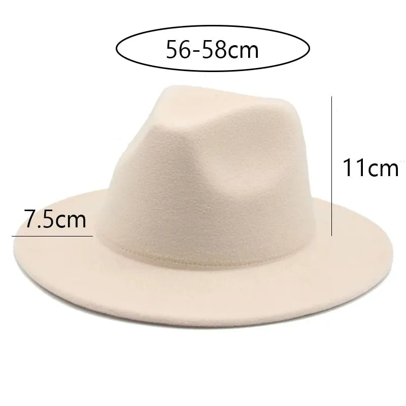 Panama Solid Fedora Hat Anna Kay Co