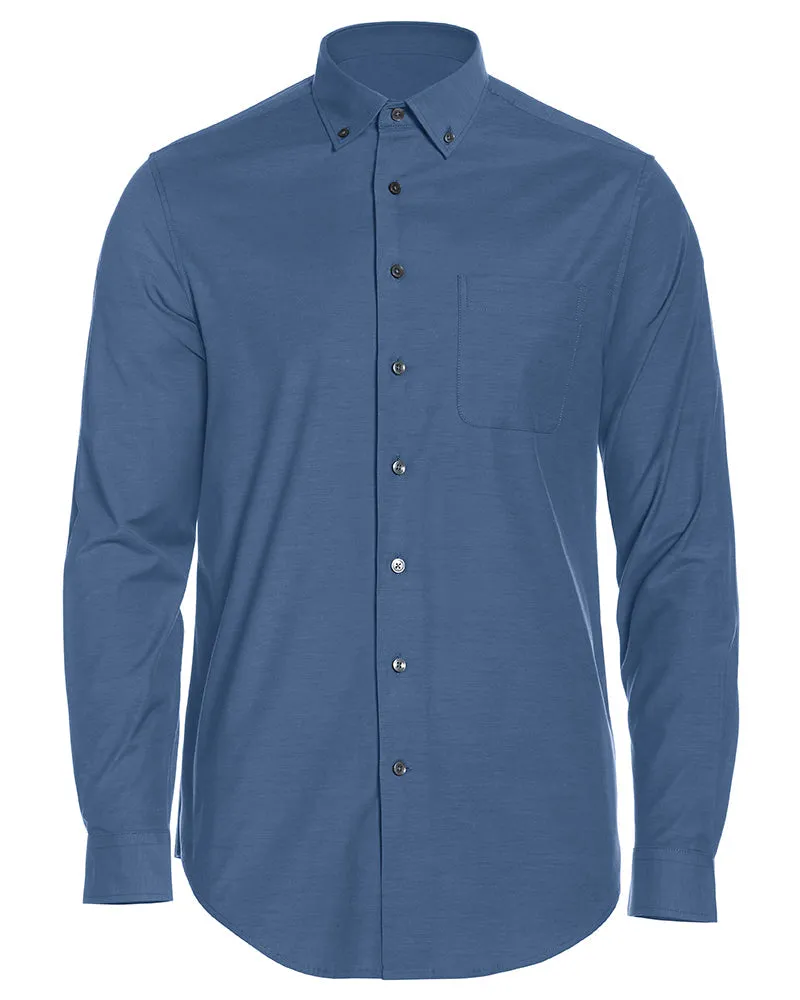 Perry Ellis Big & Tall Heathered Woven Shirt