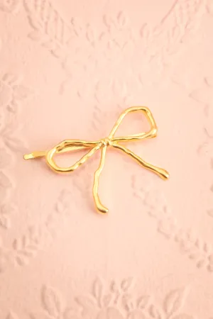 Phedora | Golden Bow Hair Pin