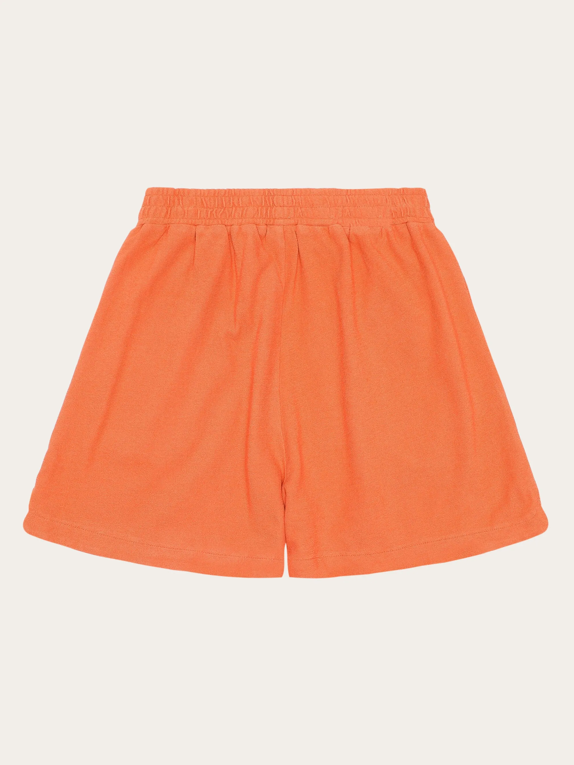 POSEY elastic waist boucl shorts - GOTS/Vegan - Langoustino Knowledge Cotton