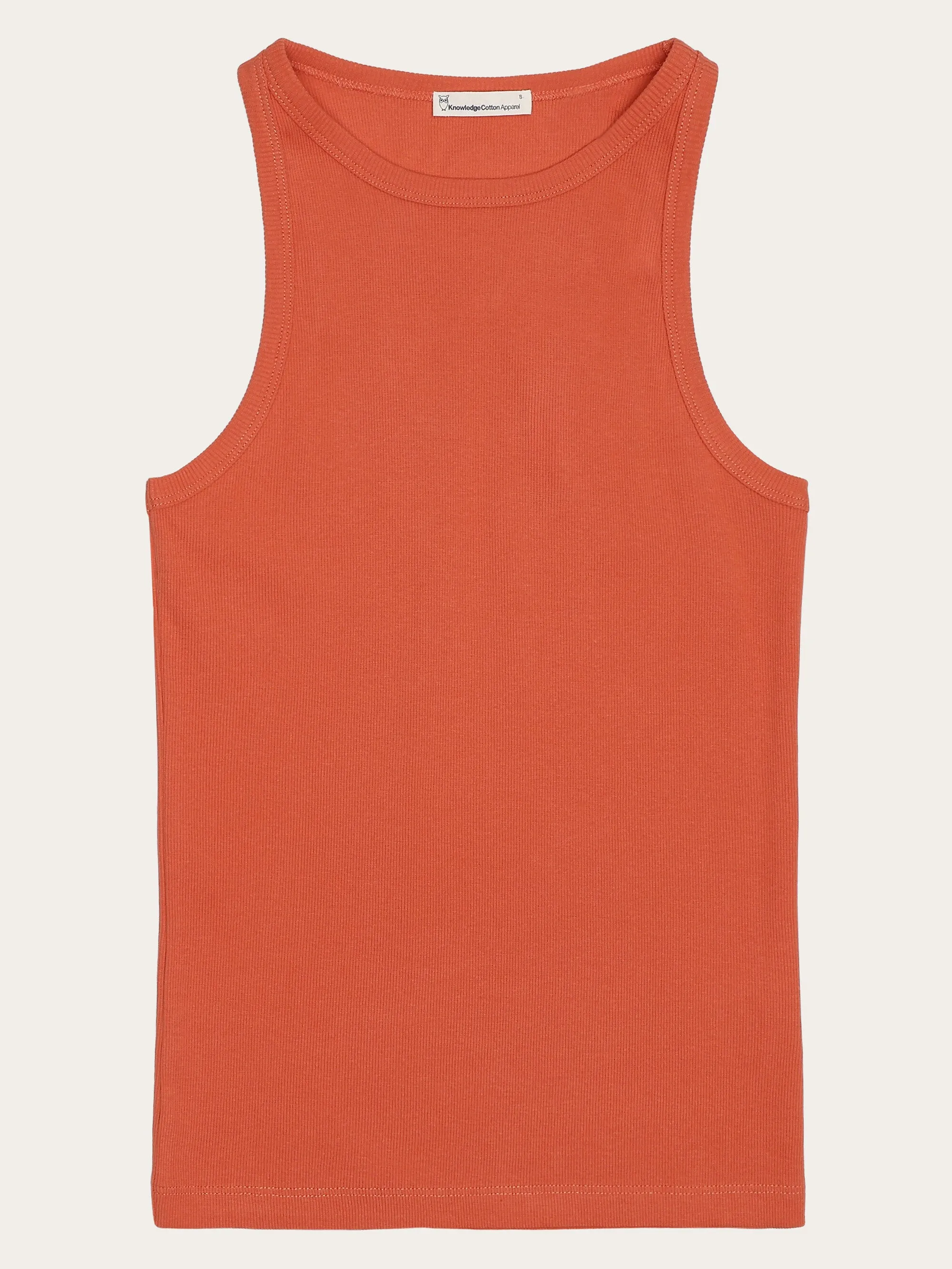Racer rib top - Langoustino Knowledge Cotton